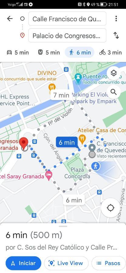 Apartmán Center Templo Garden Parking Gratis Granada Exteriér fotografie